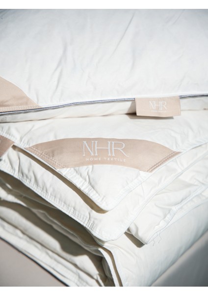 %100 Kaz Tüyü Dolgulu %90 Gıdık Antibakteriyel, Isı Dengeleyici, Çift Kişilik, Yastık / Yorgan Seti