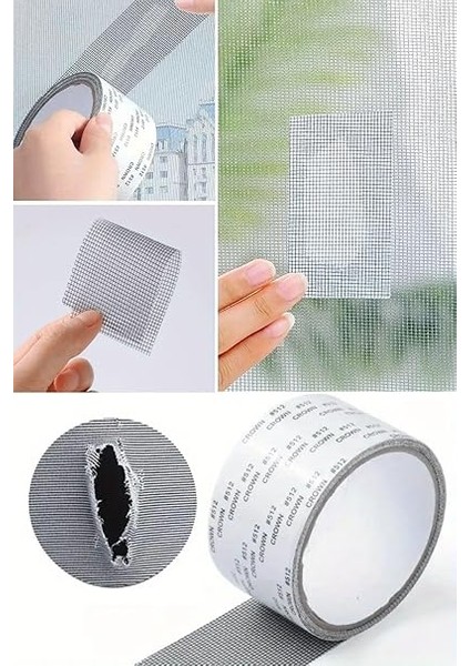 Yapışkanlı Pencere Tamir Yama, Böcek Önleyici Yaması 2 mt x 5 cm fiyatları