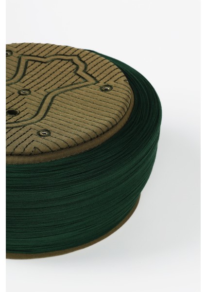 Namaz Sarığı - Yeşil Kumaş - Yeşil Takke - Düz Sarım - Nâli Şerif - 7 Metre fiyatları