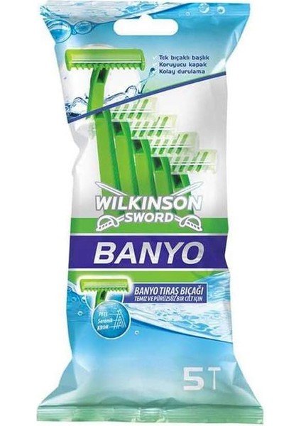 Sword 5'li Banyo Tıraş Bıçağı 1 Paket (1 x 0.100 G)