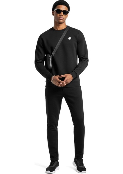 Erkek Basic Logo Sweatshirt Nova