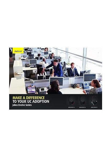 Evolve 30 Ms Hd Audio Stereo Kulaklık, Siyah fırsatları