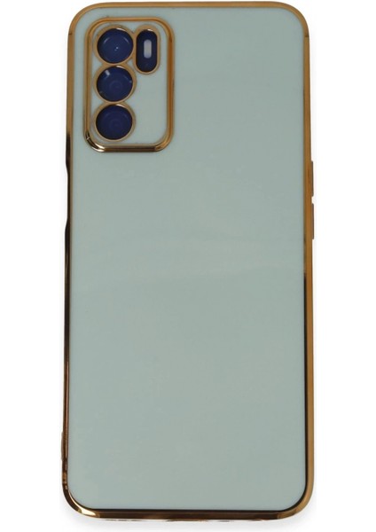Oppo A16 Kılıf Volet Silikon - Açık Yeşil (K95)