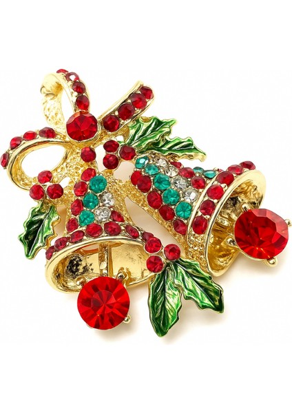 Holiday Bells Yeni Yıl Broş