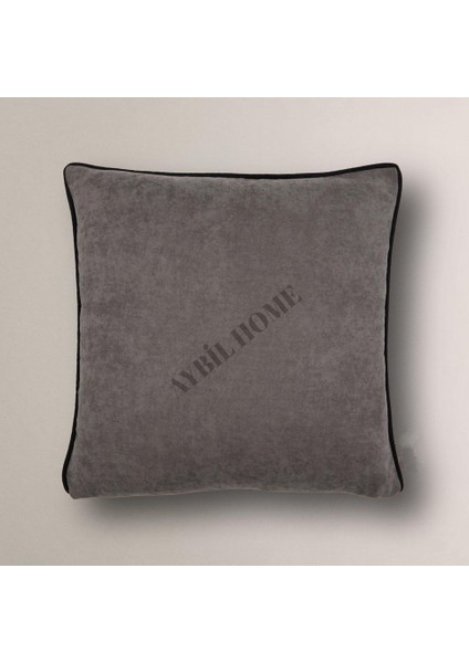 Biye Detaylı Düz Kırlent Kılıfı