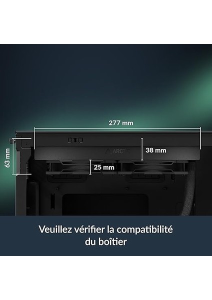 Liquid Freezer Iıı Pro 240 Intel/amd Uyumlu, 240MM Radyatörlü, 2X12CM P12 Pro Pwm Fanlı, Sıvı Işlemci Soğutucu Siyah (ACFRE00178A) fiyatları
