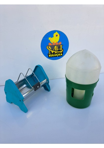 Güvercin Suluğu 1 Litre + 15 cm Güvercin Yemlik fiyatları