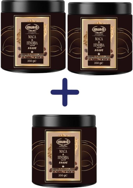 Maca Hindiba Içerikli Kahve Toz 350 gr 2 Alana 1 Bedava