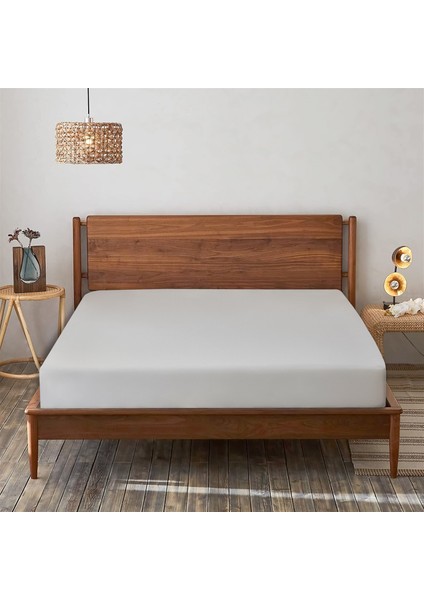 %100 Pamuk Bambu Lastikli Çarşaf