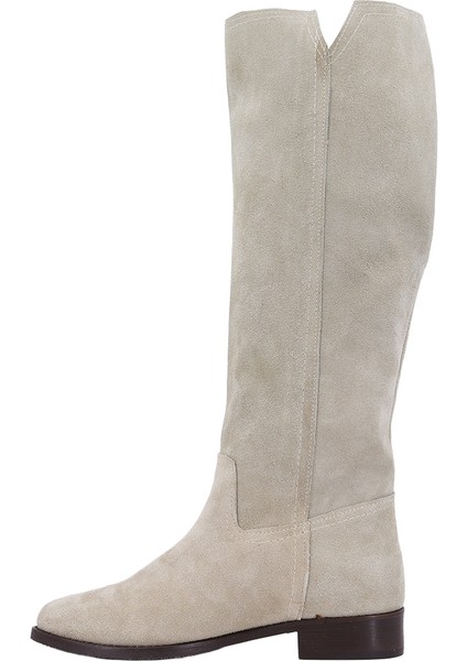 Hobby 26082S Hakiki Süet Deri Kadın Çizme fırsatları