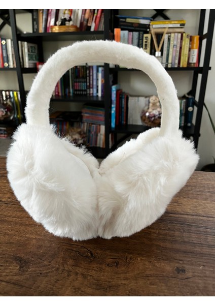 1 Adet Kışlık Peluş Kulaklık Katlanabilir Soğuktan Kulak Koruyucu Pelüş Kulaklık