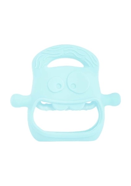 Mavi Bebek Silikon Diş Kaşıyıcı