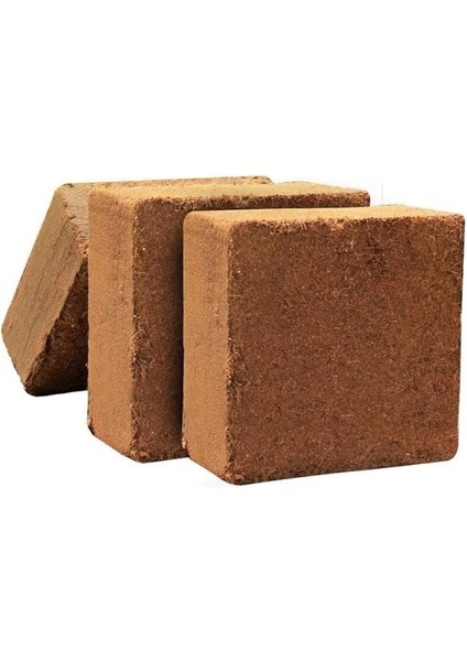Çiçekçilik 60-65 Lt Sıkıştırılmış Hindistan Cevizi Torfu - 4-5 kg Blok Ithal Organik Cocopeat Kokopit