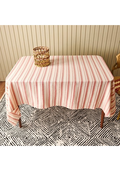Soft Alno Masa Örtüsü - Ekru / Kiremit - 140X200 cm fiyatları