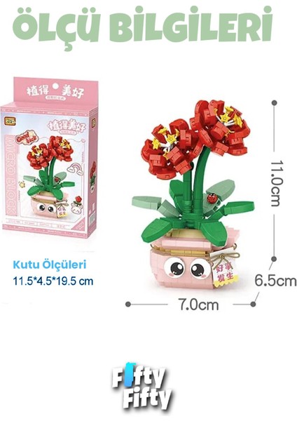 Loz Mikro Blok Serisi Nergis Figürü 430 Parça Oyuncak Yapım Seti FFLZ-8841 fiyatları