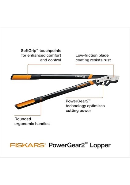 32 Inç Powergear2 Çelik Bıçak Bahçe Bypass Lopper ve Ağaç Düzeltici - 2 Inç Çapa Kadar Dallar Için Keskin Hassas Öğütülmüş Çelik Bıçak Ağacı Kesici Bıçak fiyatları