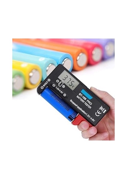 BT-168 Ekranlı Pil Voltaj Kapasite Test Cihazı 1.2V-4.8V ve 9V indirimleri