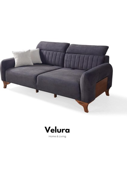 Azra Üçlü Kanepe & 3'lü Koltuk - Lacivert fiyatları