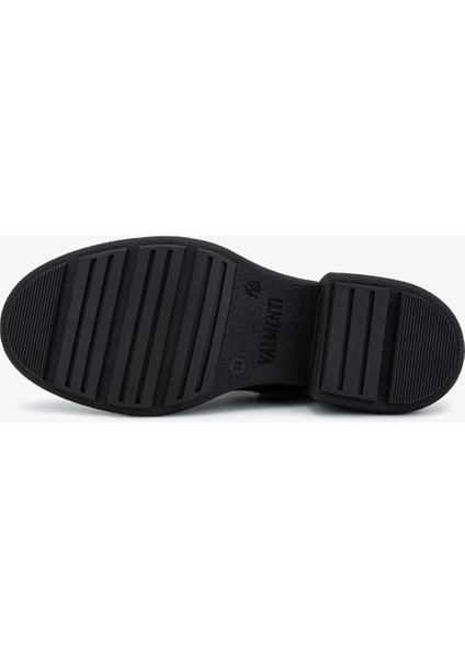 Kadın Hakiki Deri Siyah Kırışık Rugan Casual Bot 434 1305 Bn Bot SK25-26 Sıyah Krsk Rgn fırsatları