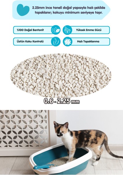 2 Adet 5lt Marsilya Sabunlu Bentonit Topaklaşan Kokusuz Kedi Kumu 5lt x 2 Adet fiyatları