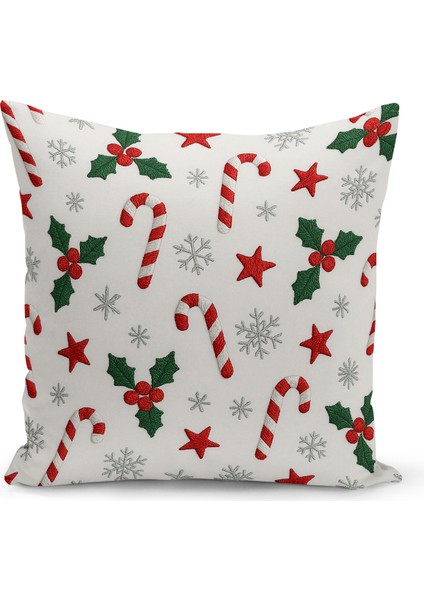 Yılbaşı Serisi Çift Tarafı Dijital Baskılı 4'lü Kırlent Kılıfı Seti (Christmas Noel Cushion Cover) fiyatları