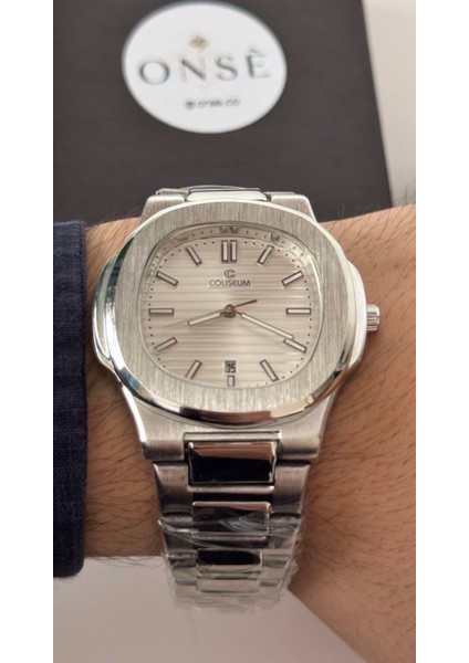 Eşref Tek Model Coliseum Çelik Saat Aktif Takvim Su Gçmz fiyatları