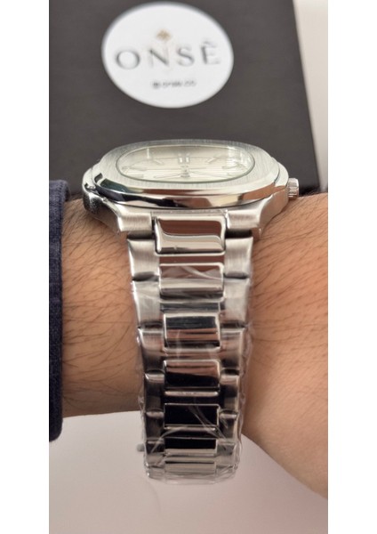 Eşref Tek Model Coliseum Çelik Saat Aktif Takvim Su Gçmz fırsatları