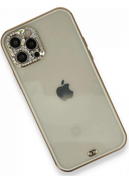 iPhone 12 Pro Kılıf Liva Taşlı Silikon - Beyaz modelleri