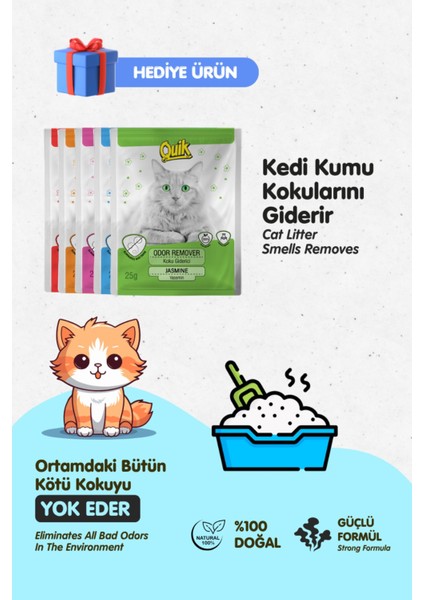 2 Adet 5lt Marsilya Sabunlu Bentonit Topaklaşan Kokusuz Kedi Kumu 5lt x 2 Adet modelleri