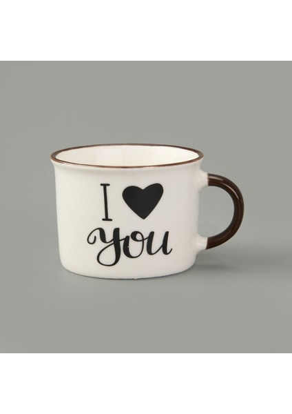 Star Love Porselen Kupa - Asorti - 210 ml fiyatları