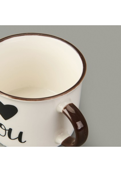 Star Love Porselen Kupa - Asorti - 210 ml modelleri