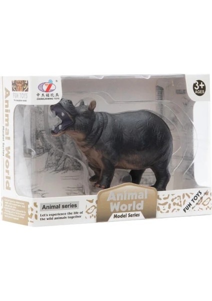 Buğz Kutulu Model Figür Hayvan Su Aygırı / Hipopotam fiyatları