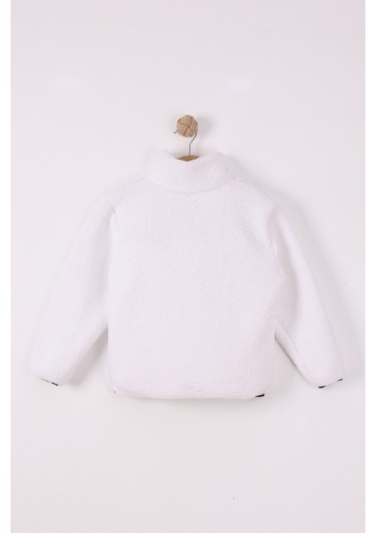 Çocuk Lastik Manşetli Fermuarlı Unisex Kuzu Wellsoft Peluş Ceket fiyatları