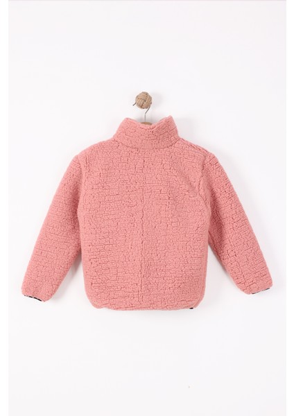 Çocuk Lastik Manşetli Fermuarlı Unisex Kuzu Wellsoft Peluş Ceket fiyatları