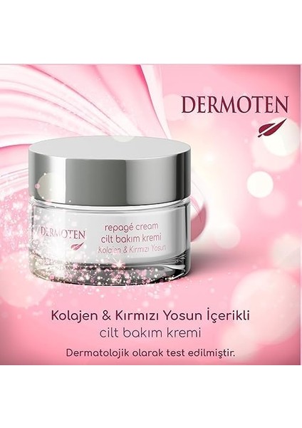 Dermoten Repagè Yaşlanma Karşıtı Kolajen & Kırmızı Yosun Cilt Bakım Kremi 50 ml modelleri