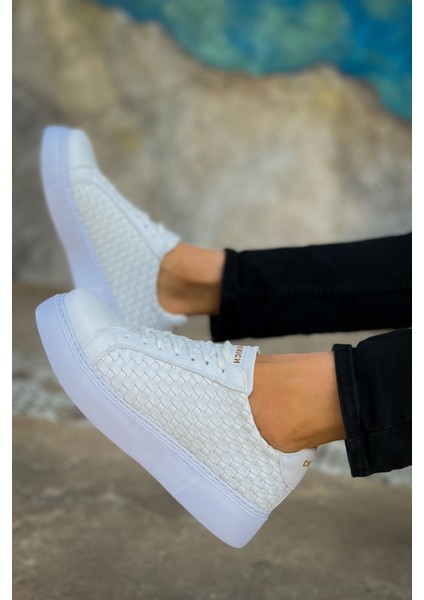 CH203 - OBT Maglieria Erkek Ayakkabı BEYAZ indirimleri
