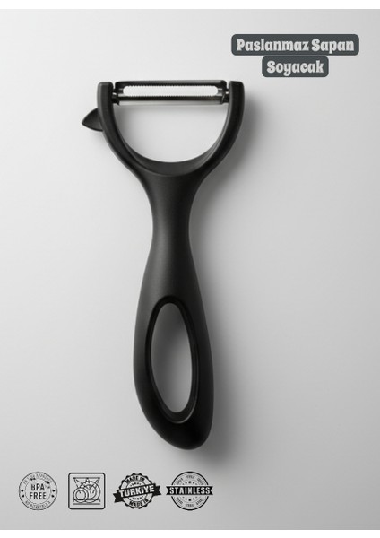 Sapan Soyacak Paslanmaz Çelik Bıçak Soyacak Jülyen Sebze Soyucu 16 Cm- Bpa Free