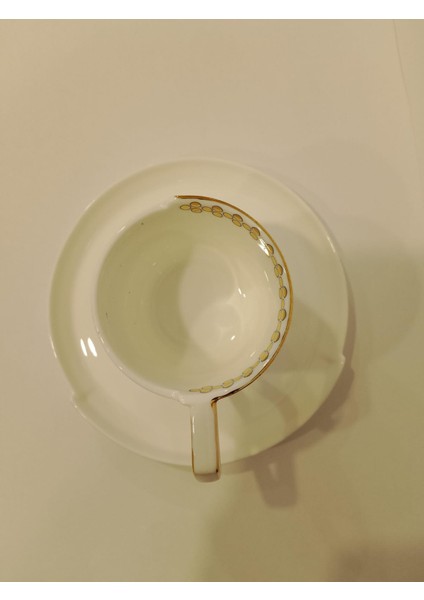 Luxury Gold Bone Porselen Kahve Fincan Takımı 407GLD02 modelleri
