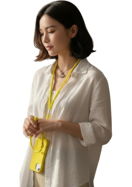 SARI PARACORD TELEFON BOYUN ASKISI TÜM KILIFLARA UYUMLU indirimleri