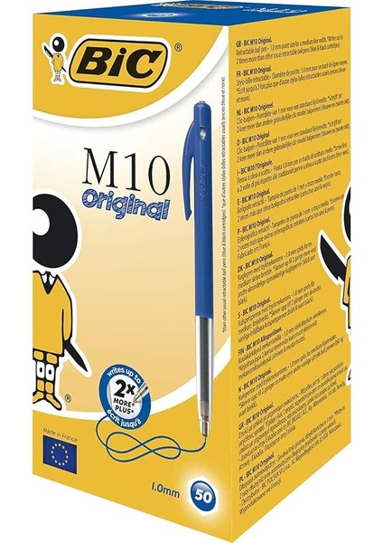 Tükenmez Kalem M10 Clıc, 0,4 Mm, Kutu Her Biri 50 Adet