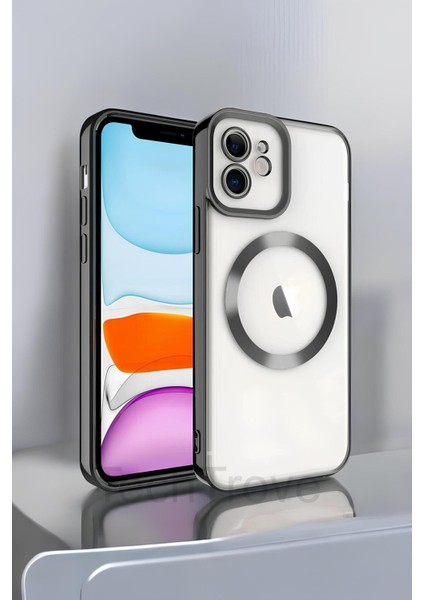 iPhone 11 Kılıf Kamera Korumalı Sararma Yapmaz Magsafe Şarj Özellikli A++ Kalite Kapak