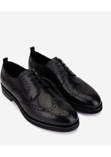 Erkek Hakiki Deri Siyah Klasik Ayakkabı 1157 40-119 Erk Ayk SK25-26 Sıyah fiyatları