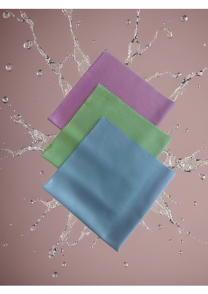 Aliva's Premium Mikrofiber Cam ve Ayna Bezi- Sihirli Temizlik Bezi 40 X40 Cm-Mor Mavi Yeşil Renk 3 Adet fiyatları