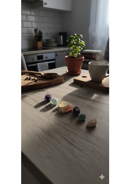 Doğal Taş Şifa Seti – Ametist, Aventurin, Sitrin ve Kaya Tuzu Enerji Kristalleri, Ruhsal Denge ve Arınma Taşları indirimleri