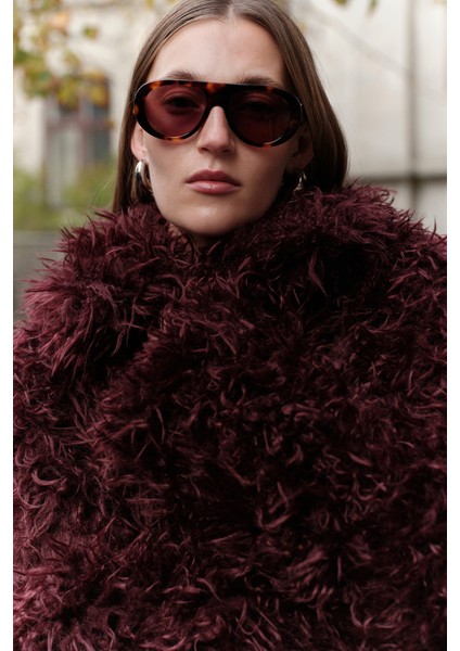 Mara Kürk Ceket Bordo fiyatları