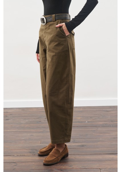 Barrel Pantolon Haki indirimleri