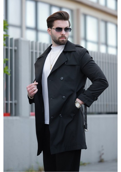 Erkek Premium Apoletli Deri Trençkot & Pardesü fiyatları