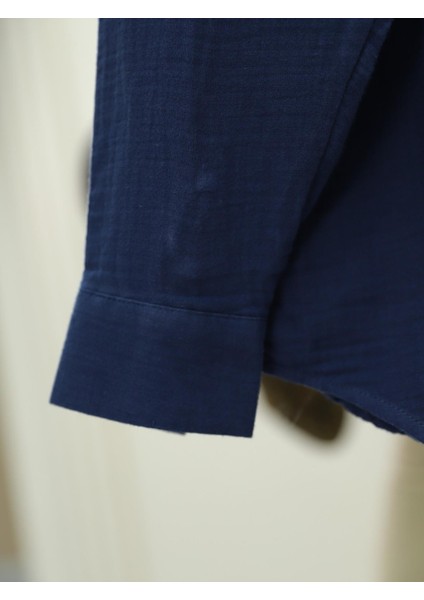 Eteği Oval Kesim Müslin Gömlek fırsatları