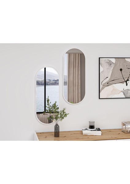 Mitra Konsol Aynası - Beyaz