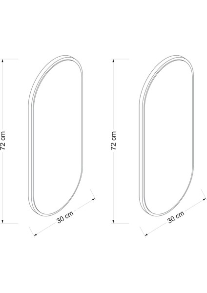 Mitra Konsol Aynası - Beyaz